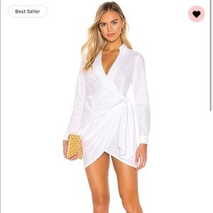SUPERDOWN Sophia Draped Mini Dress